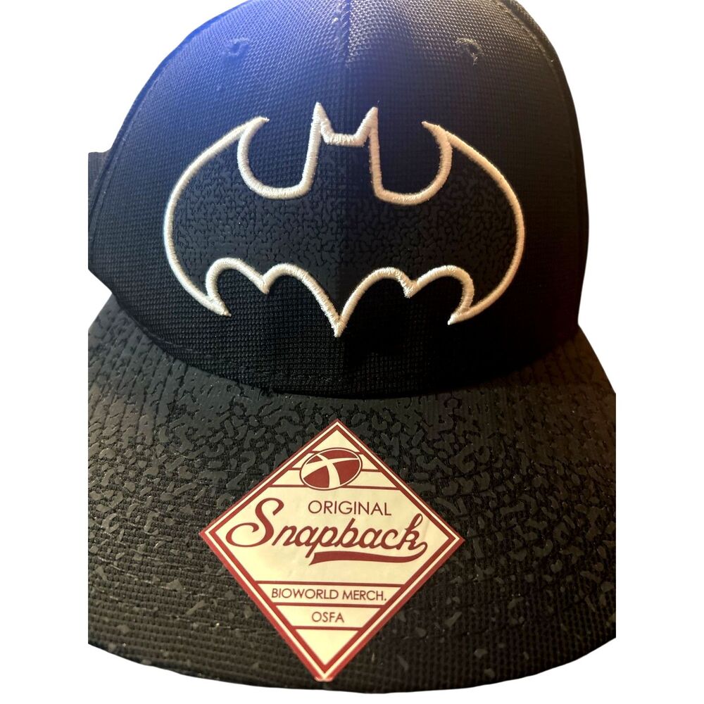 Batman Logo Snapback Black  Cap
